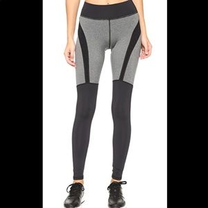 Michi grey and black legging NWOT